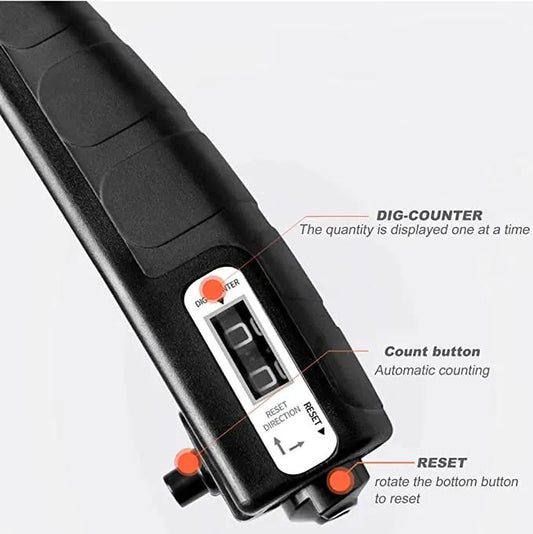Adjustable Hand Gripper 10kg-40kg ABS Orange Black