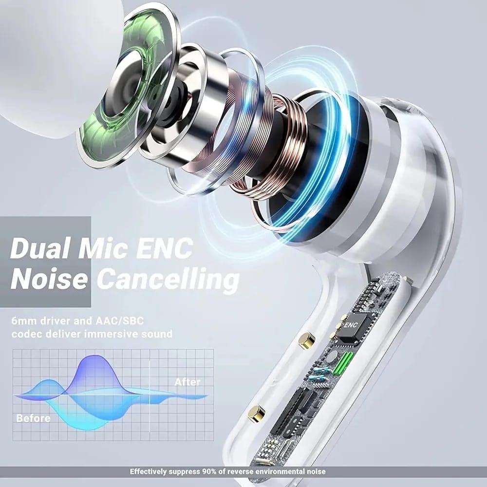 Air31 TWS Transparent Earbuds Bluetooth 5.3